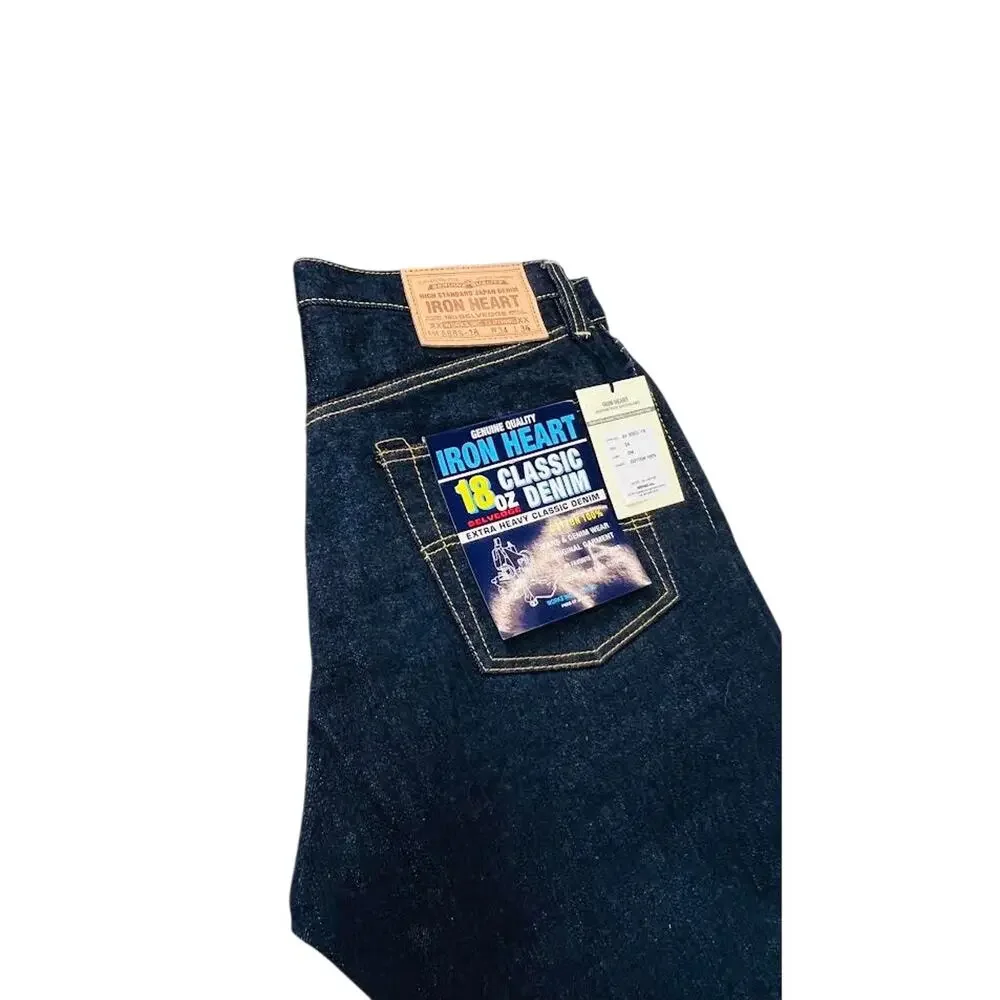 NWT! Iron Heart IH-888S-18 High Rise Tapered Denim 44W x 36L - Picture 11 of 13